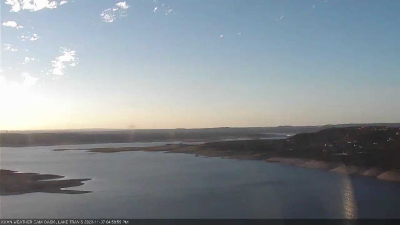 Lake Travis webcam, November 7, 2023 5:00 PM CT