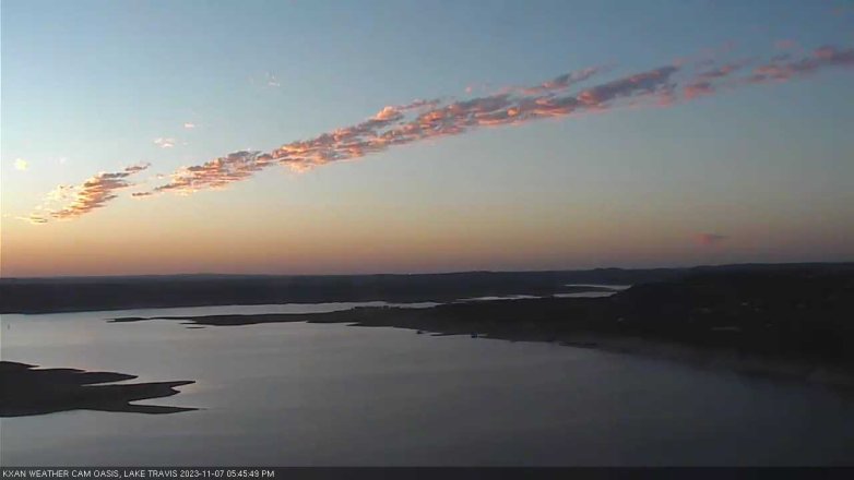 Lake Travis webcam, November 7, 2023 5:45 PM CT
