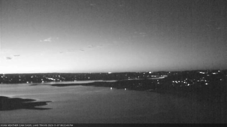 Lake Travis webcam, November 7, 2023 6:25 PM CT