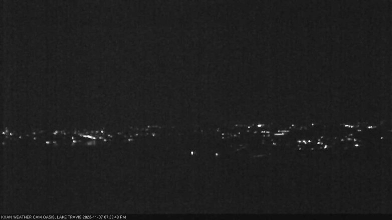 Lake Travis webcam, November 7, 2023 7:25 PM CT