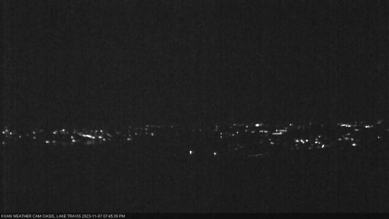 Lake Travis webcam, November 7, 2023 7:45 PM CT