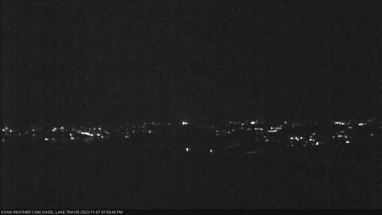 Lake Travis webcam, November 7, 2023 8:00 PM CT