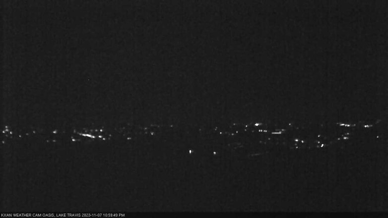 Lake Travis webcam, November 7, 2023 11:00 PM CT