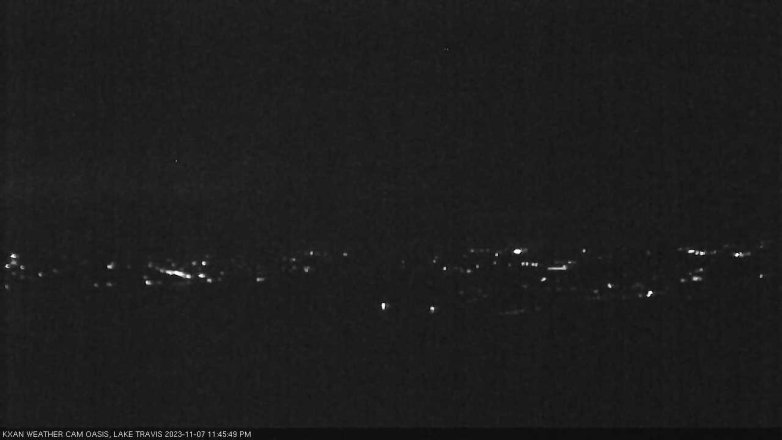 Lake Travis webcam, November 7, 2023 11:45 PM CT