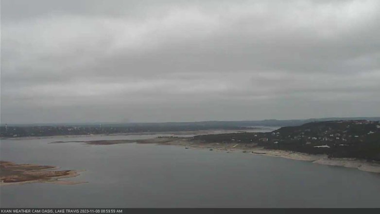 Lake Travis webcam, November 8, 2023 9:00 AM CT