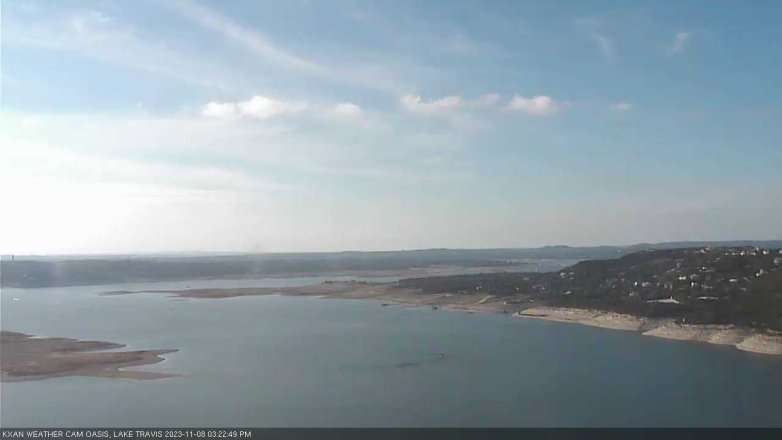 Lake Travis webcam, November 8, 2023 3:25 PM CT