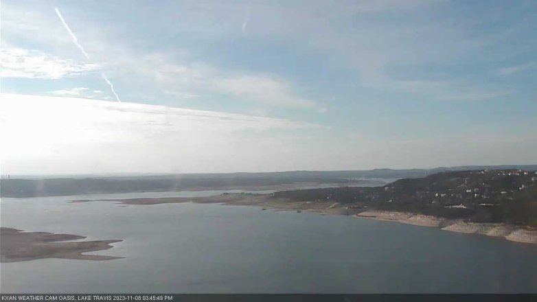 Lake Travis webcam, November 8, 2023 3:45 PM CT