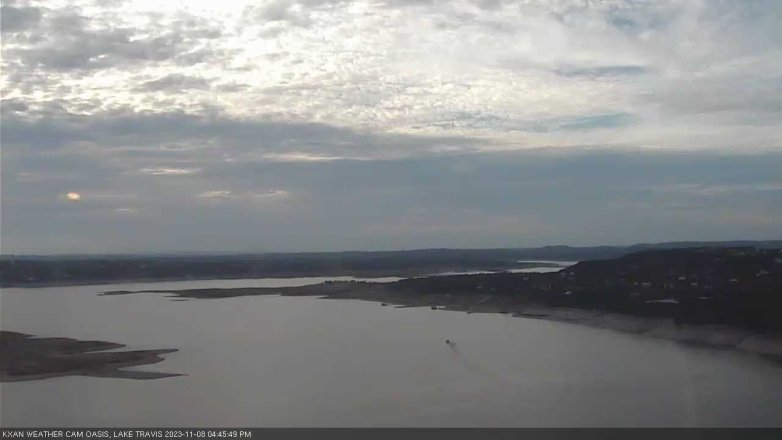 Lake Travis webcam, November 8, 2023 4:45 PM CT