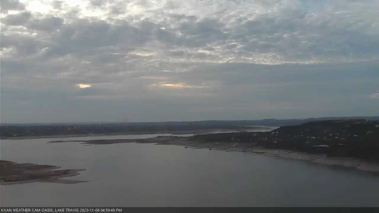 Lake Travis webcam, November 8, 2023 5:00 PM CT