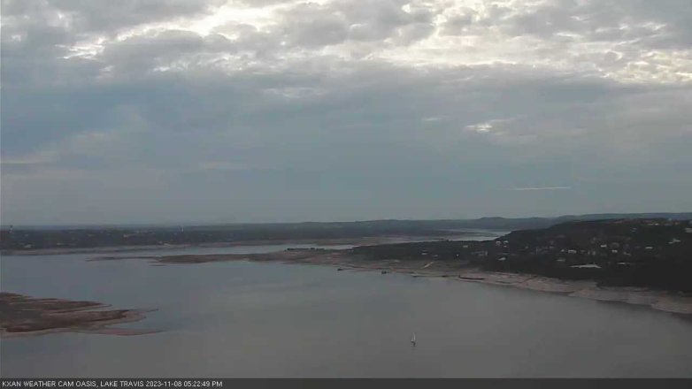 Lake Travis webcam, November 8, 2023 5:25 PM CT