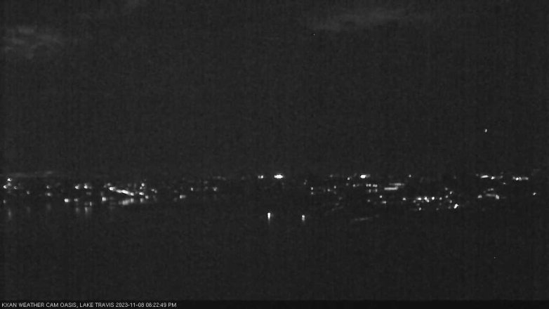 Lake Travis webcam, November 8, 2023 6:25 PM CT