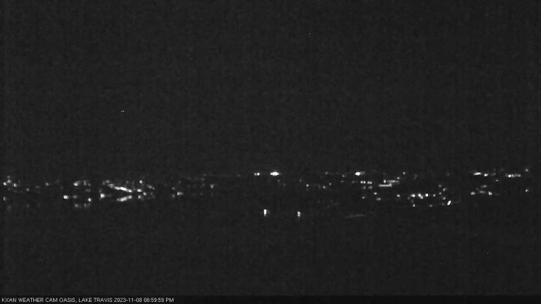 Lake Travis webcam, November 8, 2023 7:00 PM CT