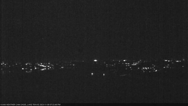 Lake Travis webcam, November 8, 2023 7:25 PM CT