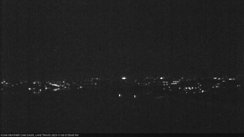 Lake Travis webcam, November 8, 2023 8:00 PM CT
