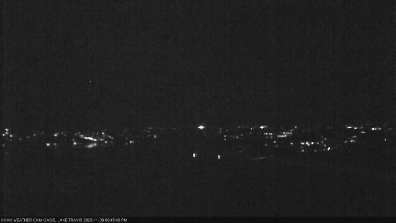 Lake Travis webcam, November 8, 2023 8:45 PM CT