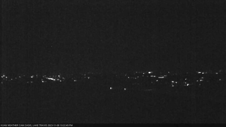 Lake Travis webcam, November 8, 2023 10:25 PM CT