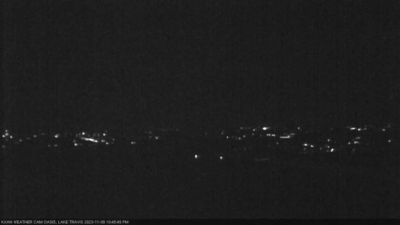 Lake Travis webcam, November 8, 2023 10:45 PM CT