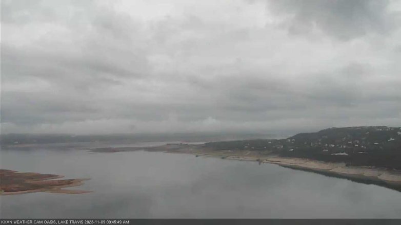 Lake Travis webcam, November 9, 2023 9:45 AM CT
