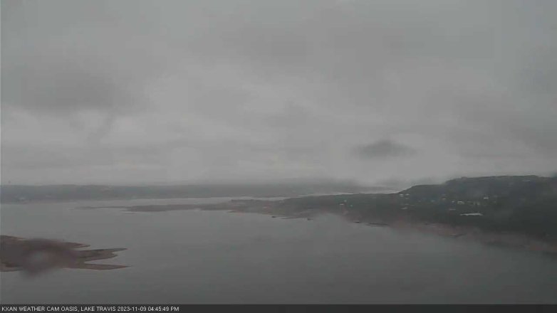 Lake Travis webcam, November 9, 2023 4:45 PM CT