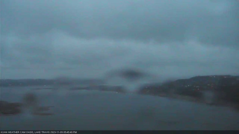 Lake Travis webcam, November 9, 2023 5:45 PM CT