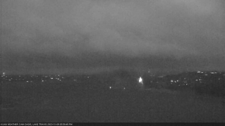 Lake Travis webcam, November 9, 2023 6:00 PM CT