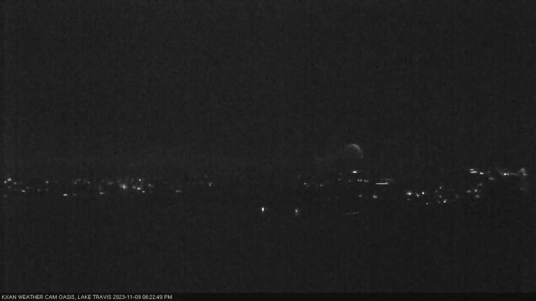 Lake Travis webcam, November 9, 2023 6:25 PM CT