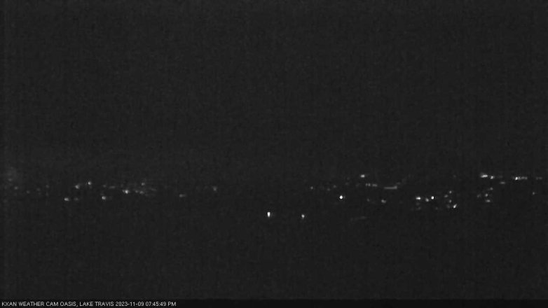 Lake Travis webcam, November 9, 2023 7:45 PM CT