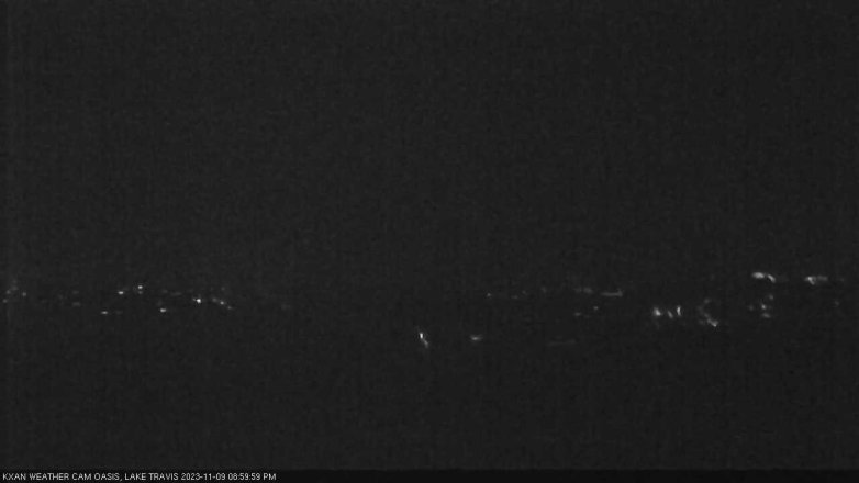 Lake Travis webcam, November 9, 2023 9:00 PM CT