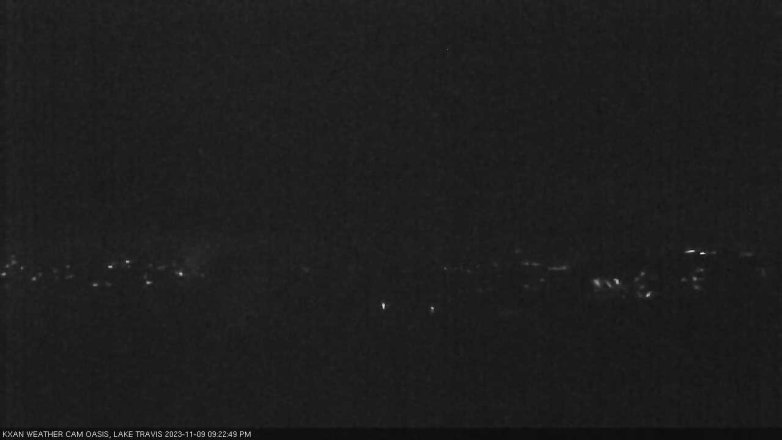 Lake Travis webcam, November 9, 2023 9:25 PM CT