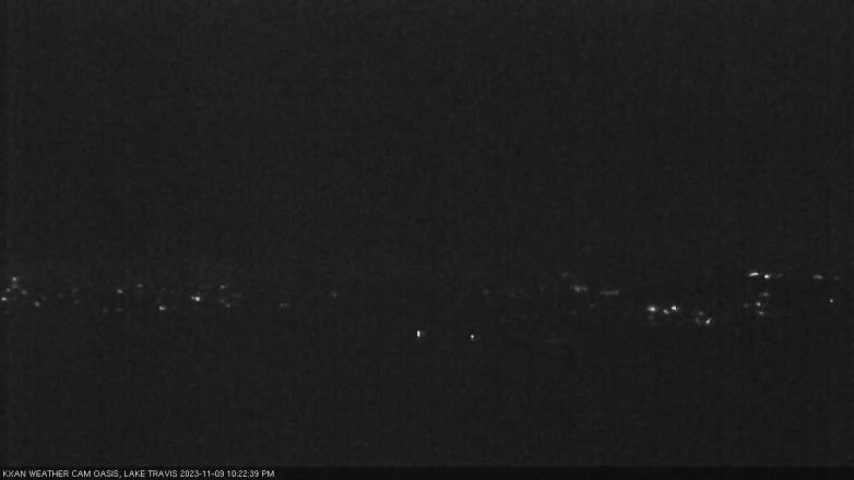Lake Travis webcam, November 9, 2023 10:25 PM CT