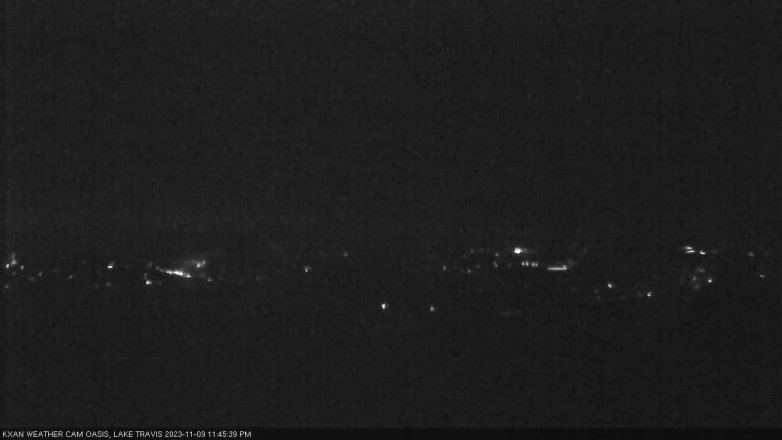 Lake Travis webcam, November 9, 2023 11:45 PM CT