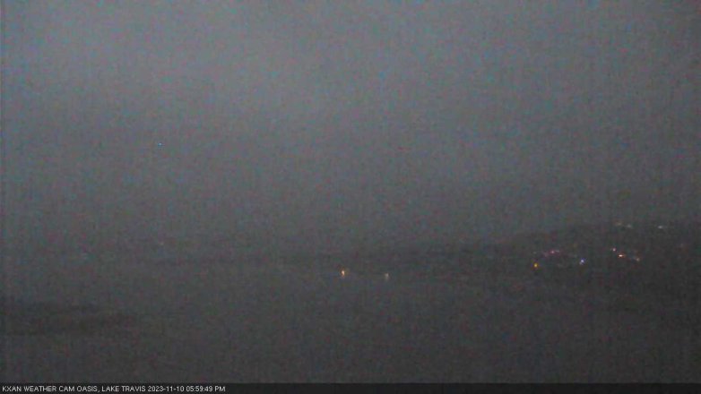 Lake Travis webcam, November 10, 2023 6:00 PM CT