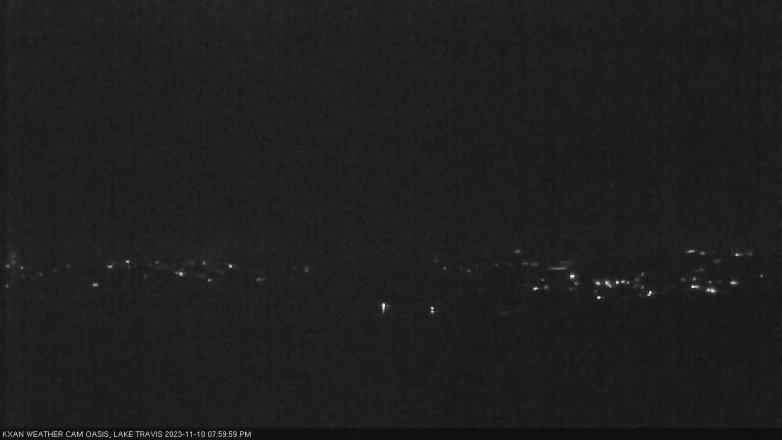 Lake Travis webcam, November 10, 2023 8:00 PM CT