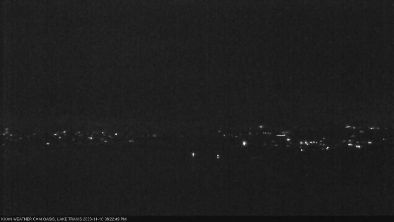 Lake Travis webcam, November 10, 2023 8:25 PM CT