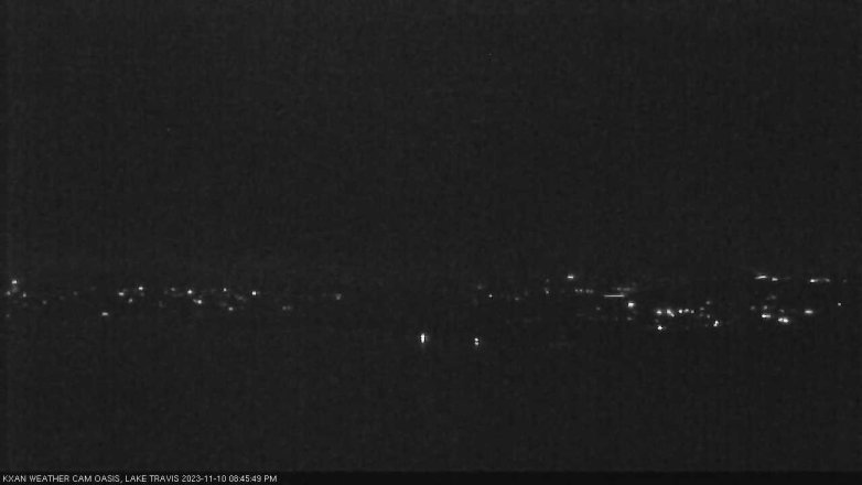 Lake Travis webcam, November 10, 2023 8:45 PM CT