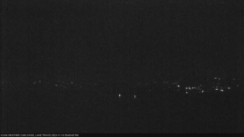 Lake Travis webcam, November 10, 2023 9:45 PM CT