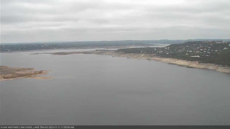 Lake Travis webcam, November 11, 2023 12:00 PM CT