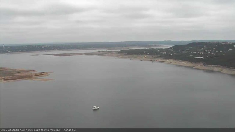 Lake Travis webcam, November 11, 2023 12:45 PM CT