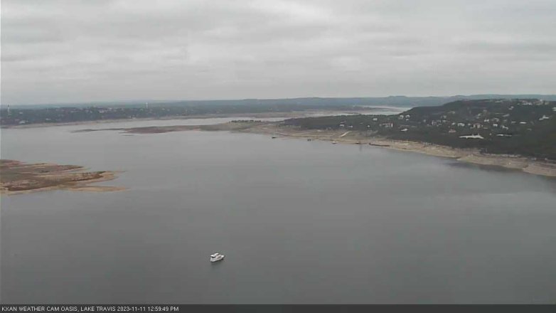 Lake Travis webcam, November 11, 2023 1:00 PM CT