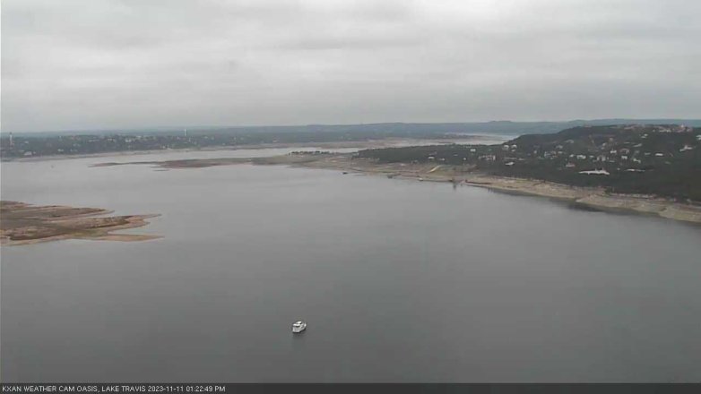 Lake Travis webcam, November 11, 2023 1:25 PM CT
