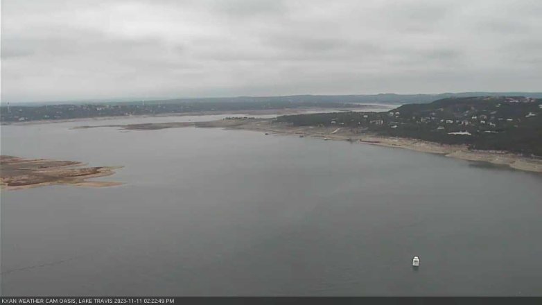 Lake Travis webcam, November 11, 2023 2:25 PM CT