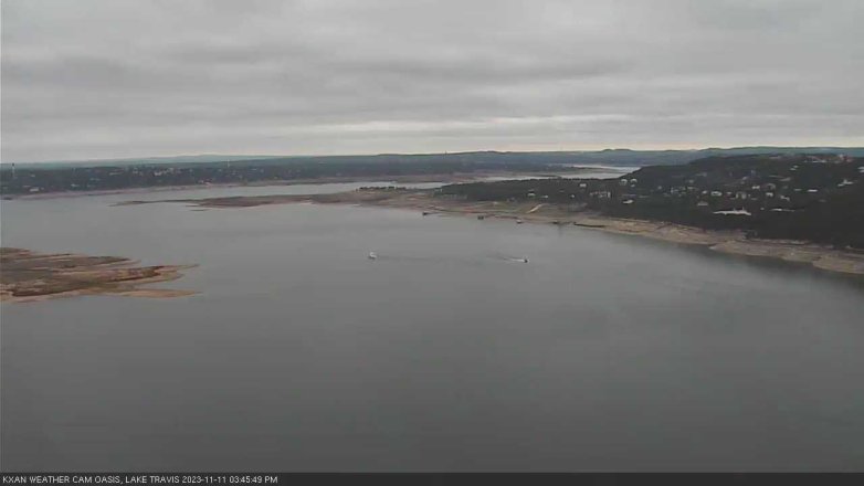 Lake Travis webcam, November 11, 2023 3:45 PM CT