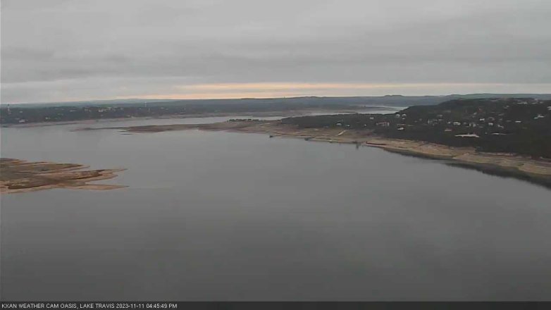 Lake Travis webcam, November 11, 2023 4:45 PM CT