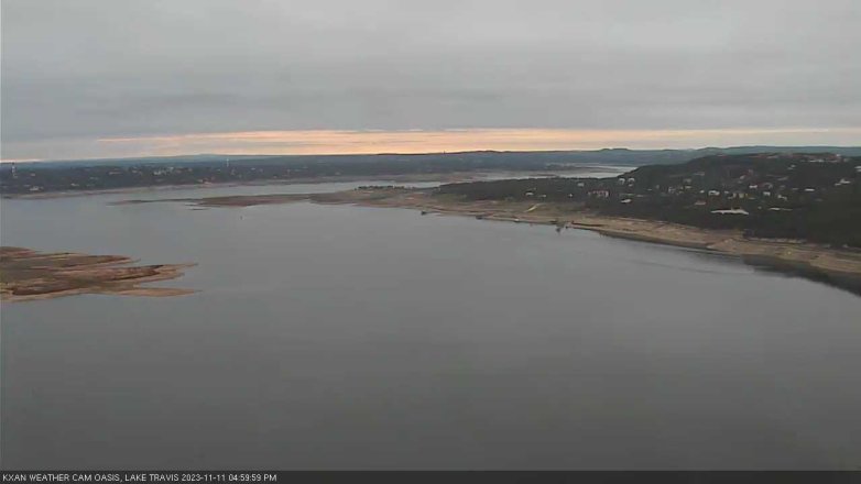 Lake Travis webcam, November 11, 2023 5:00 PM CT