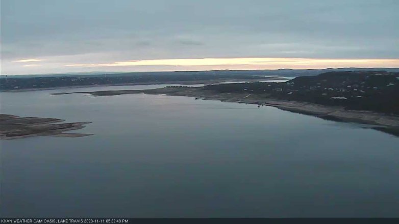 Lake Travis webcam, November 11, 2023 5:25 PM CT