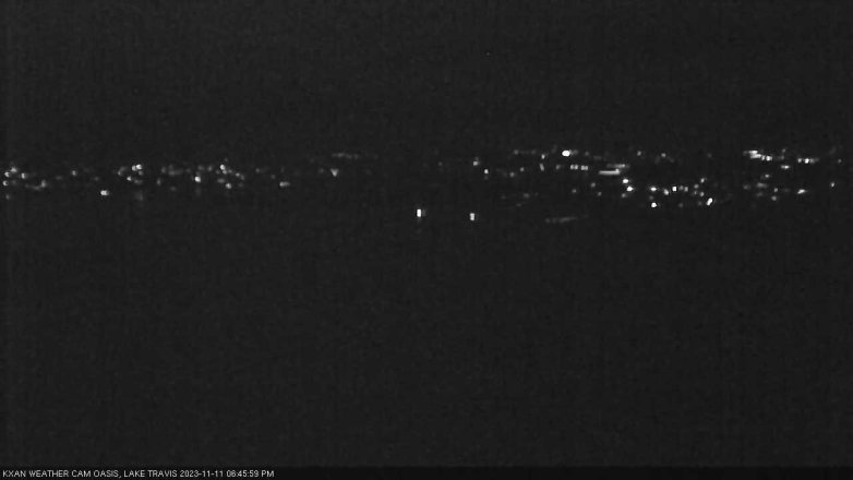 Lake Travis webcam, November 11, 2023 6:45 PM CT