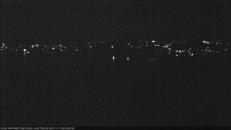 Lake Travis webcam, November 11, 2023 9:25 PM CT