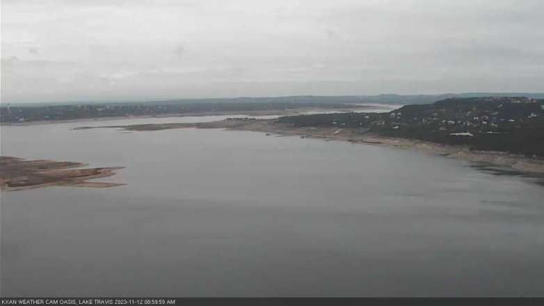 Lake Travis webcam, November 12, 2023 9:00 AM CT