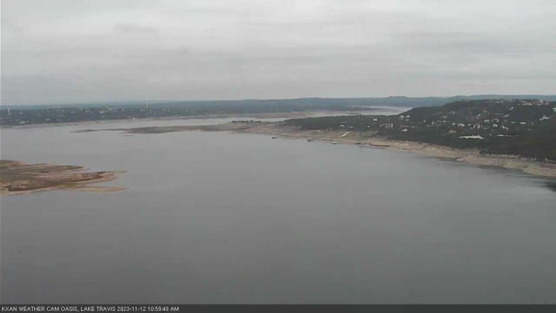 Lake Travis webcam, November 12, 2023 11:00 AM CT