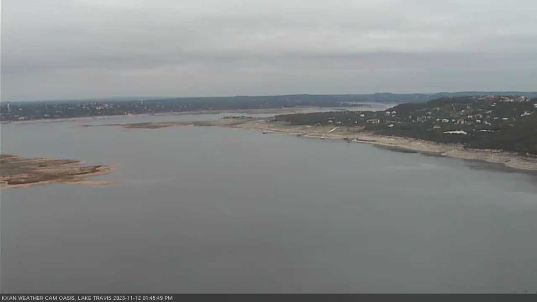 Lake Travis webcam, November 12, 2023 1:45 PM CT